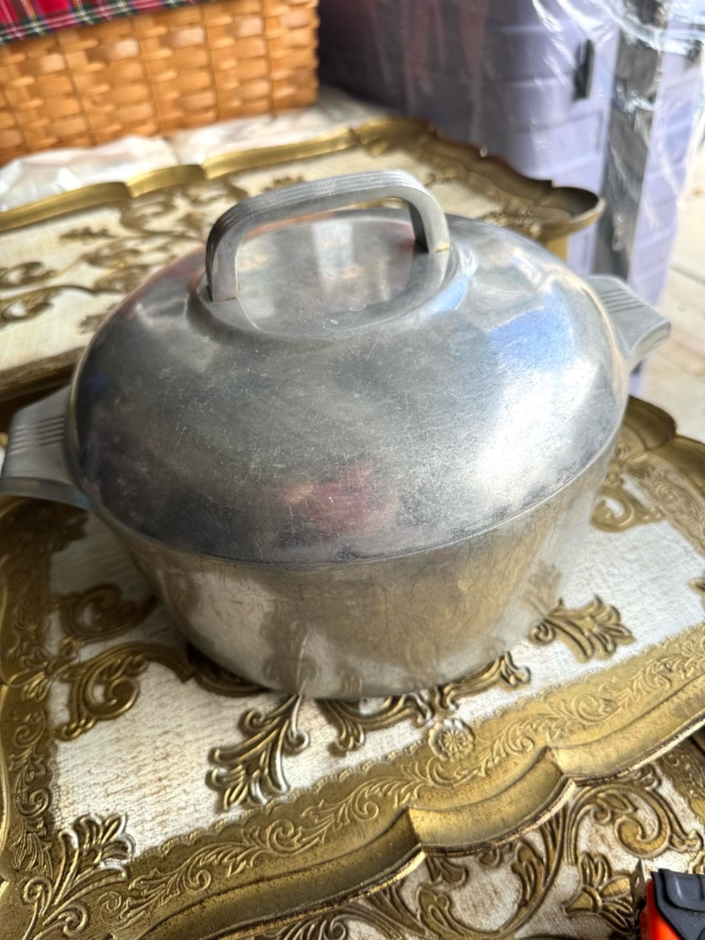 Vintage Wagner Ware Sidney -0- Magnalite 4248P Dutch Oven Roaster with lid - Picture 2 of 6